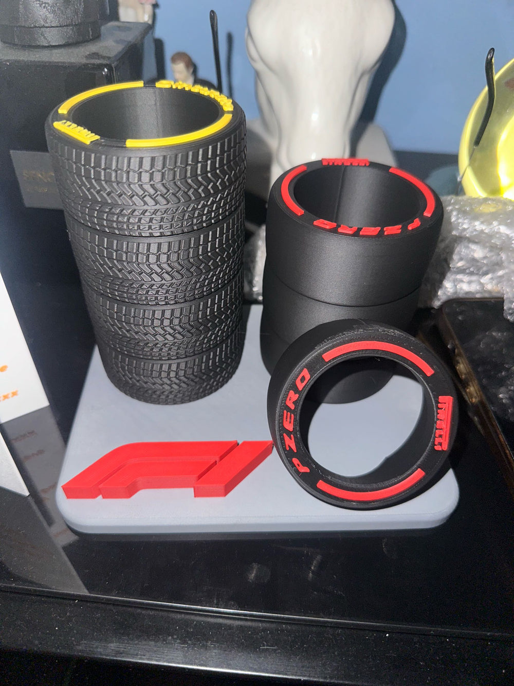 Formula 1 Tire Pen Holder