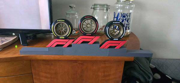 Formula 1 Tire Display Stand