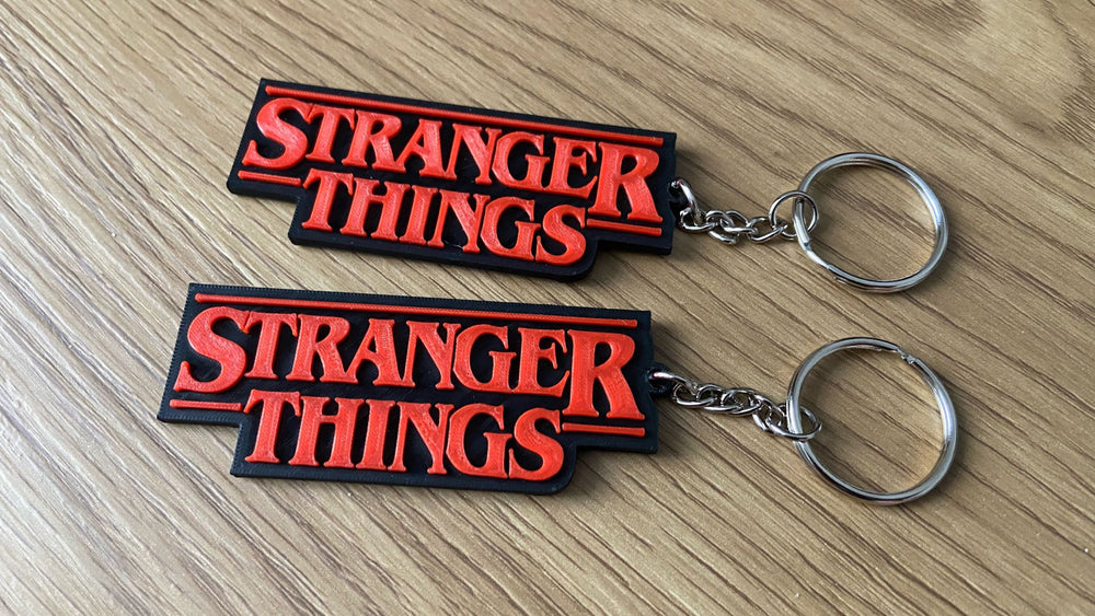 Stranger Things Logo Keychain