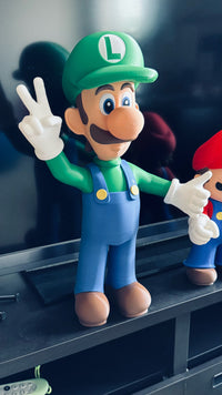 Luigi Peace Sign Figure (50 cm tall)
