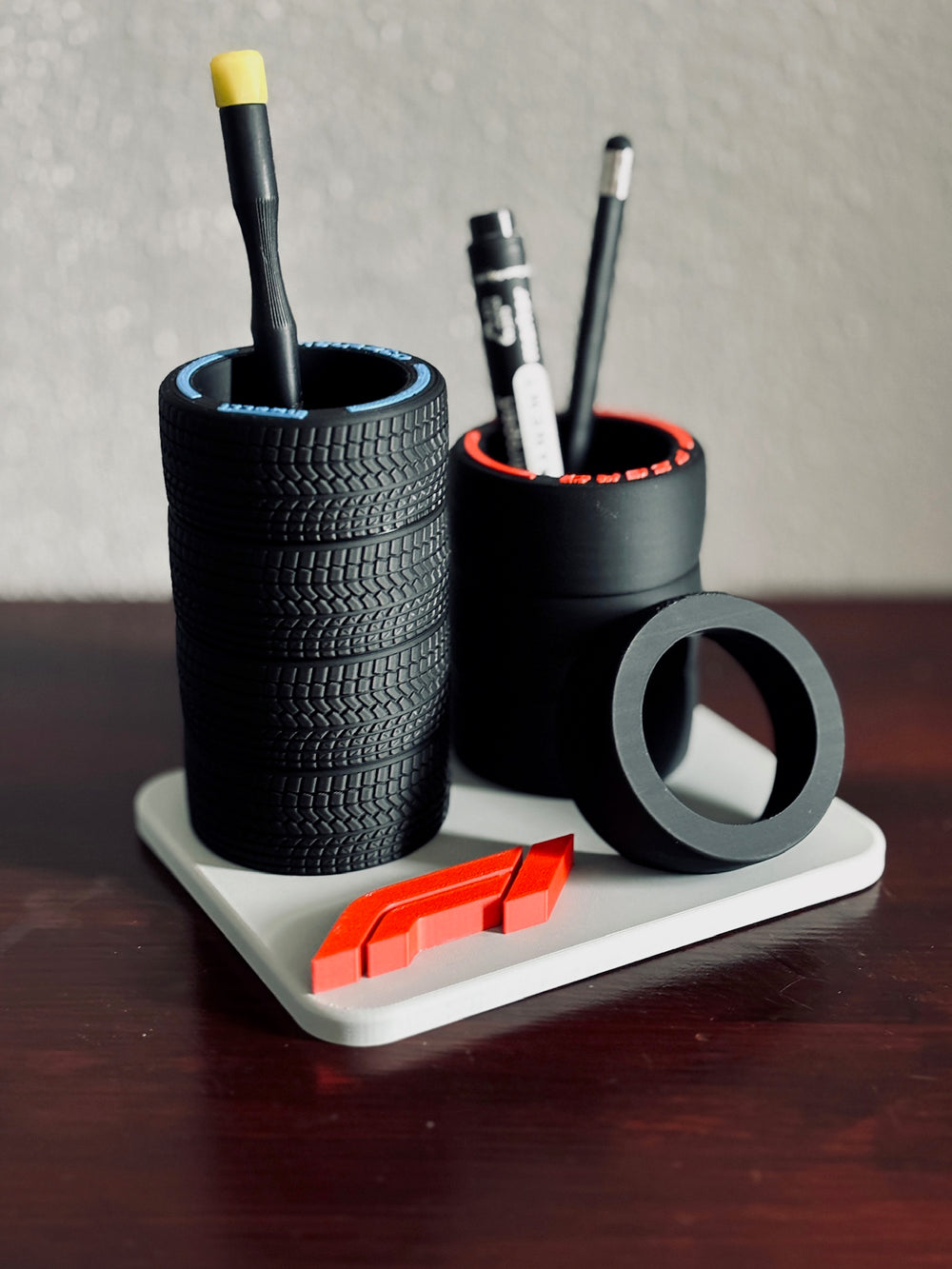 Formula 1 Tire Pen Holder