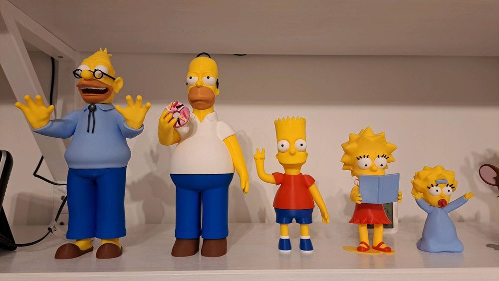 Homer Simpson Donut Mood Figure