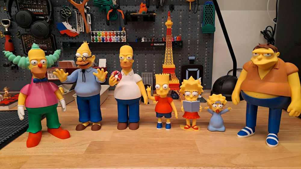 Homer Simpson Donut Mood Figure