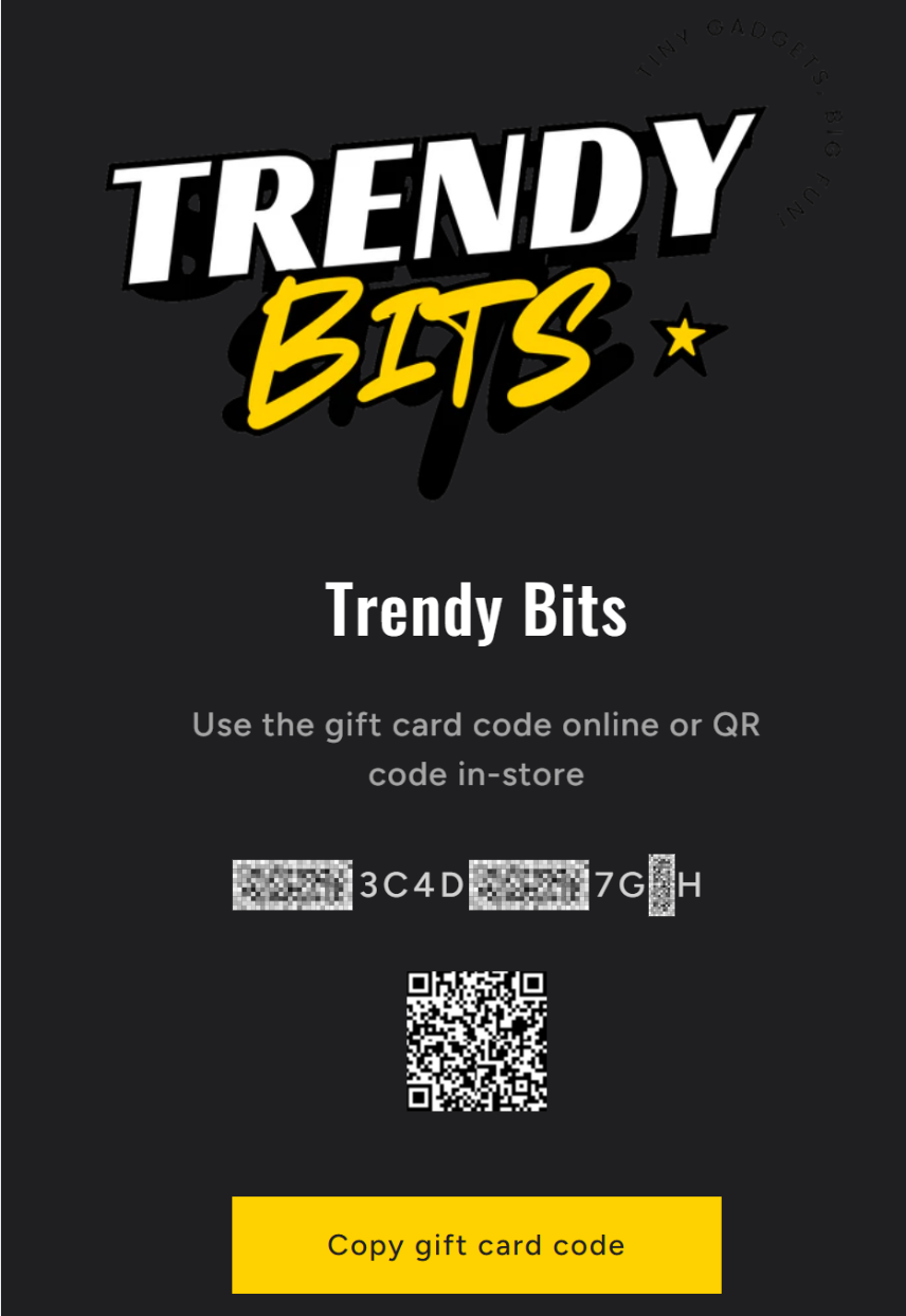 TrendyBits Gift Card