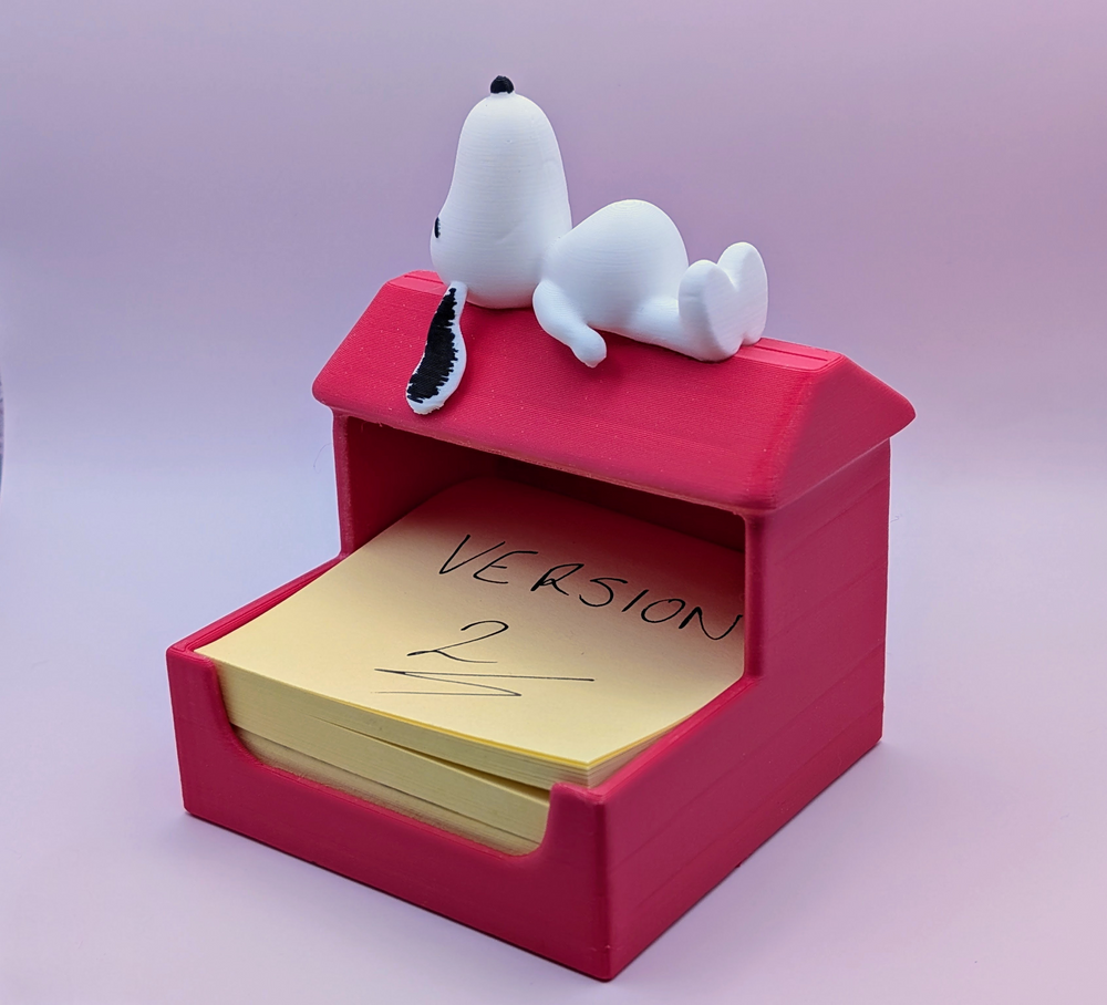 Snoopy Doghouse Sticky Note Holder