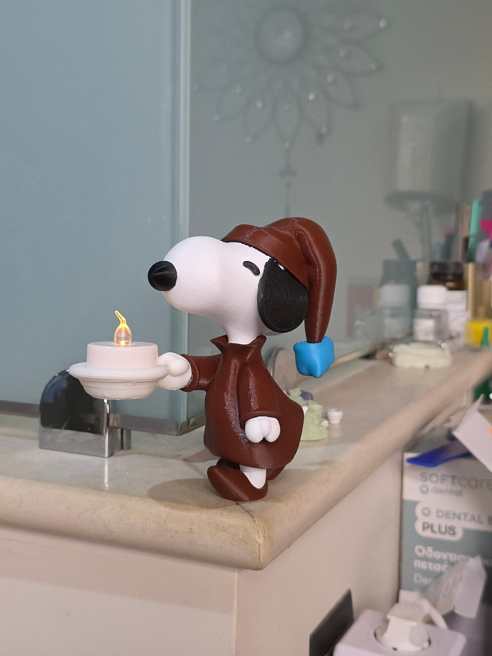 Snoopy Nighttime Tealight Holder