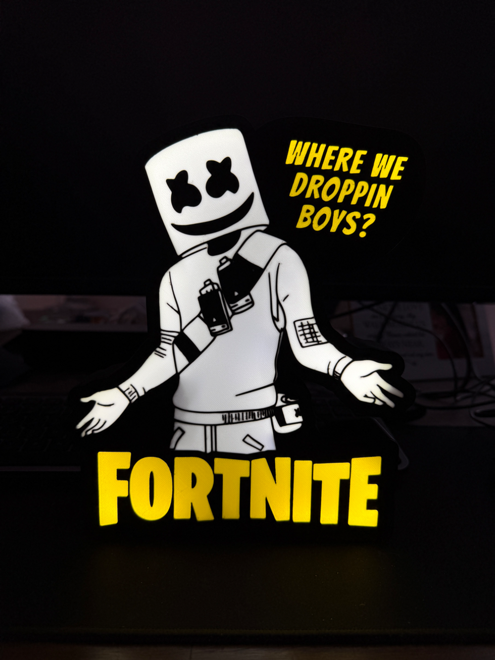 Marshmello Fortnite Display Light