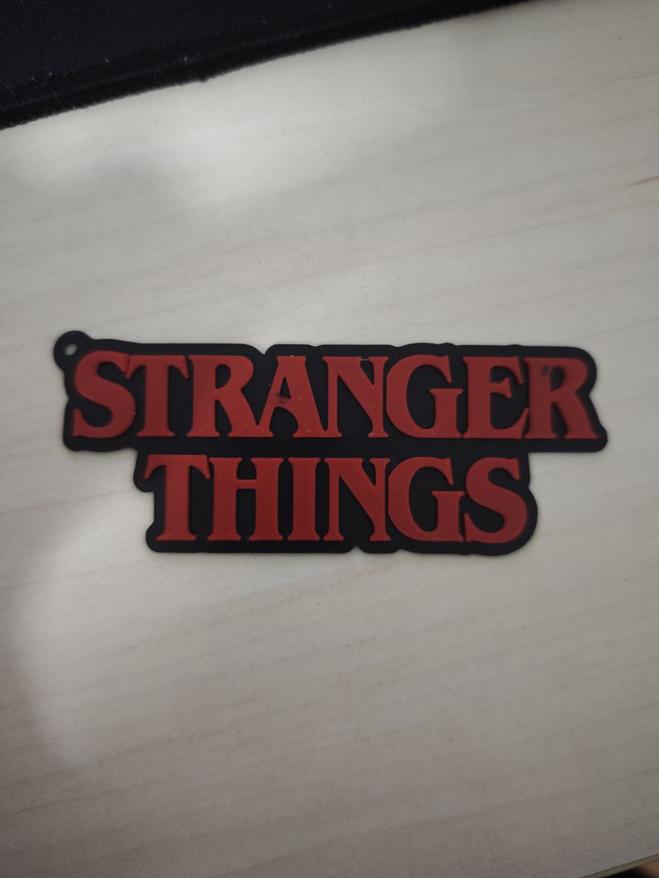 Stranger Things Logo Keychain