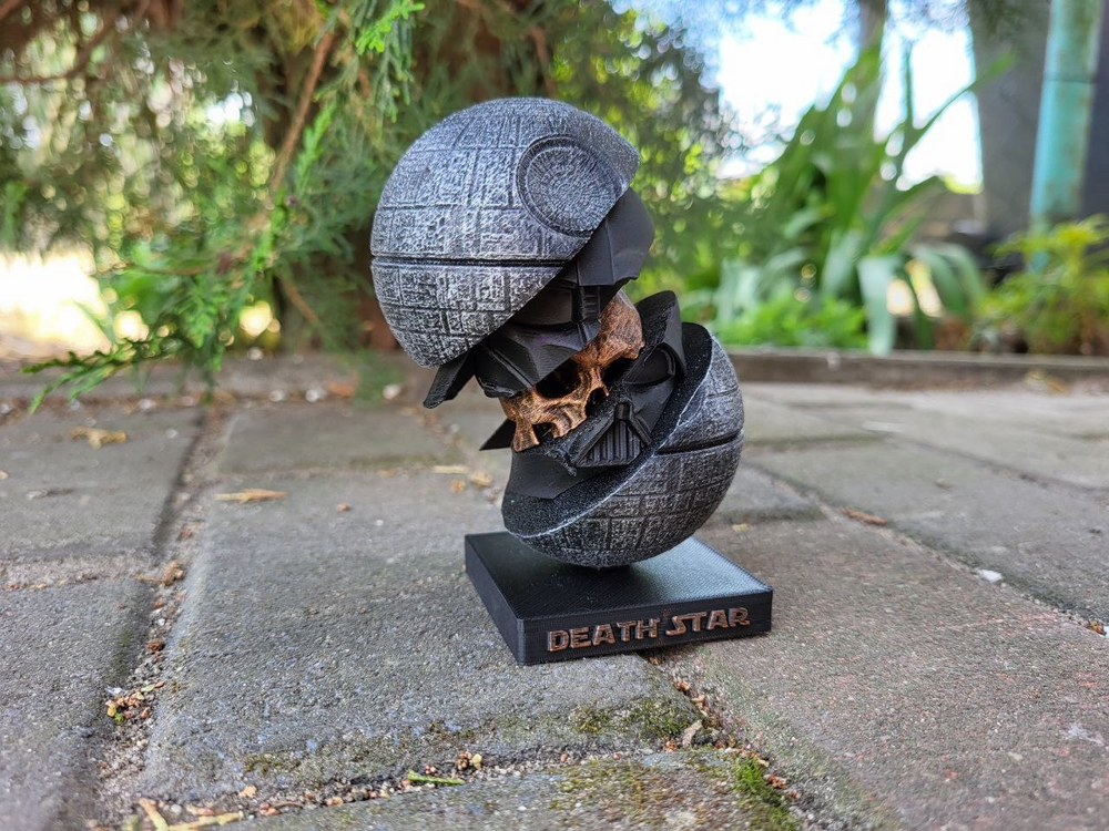Death Star Darth Vader Skull Display