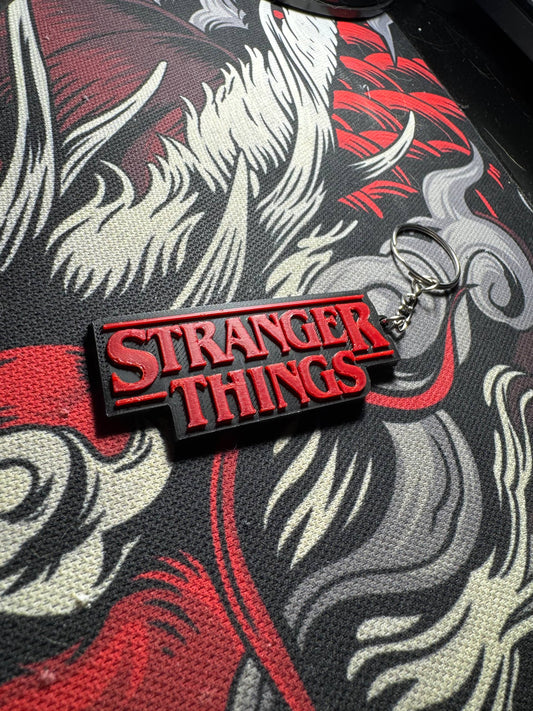 Stranger Things Logo Keychain