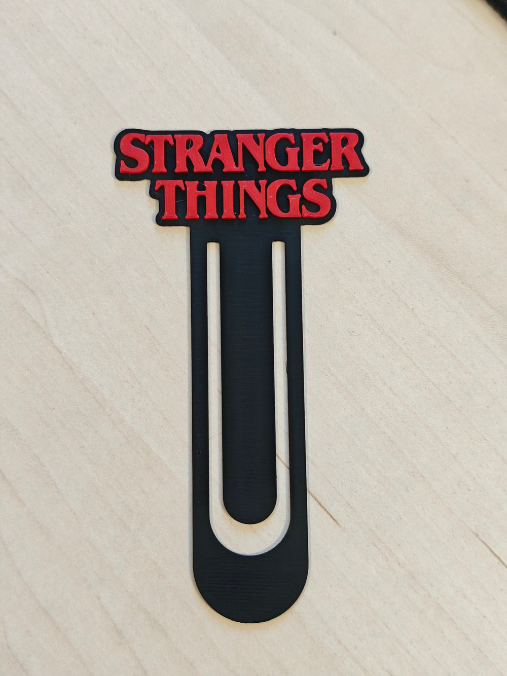 Stranger Things Logo Bookmark
