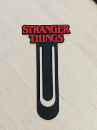 Stranger Things Logo Bookmark