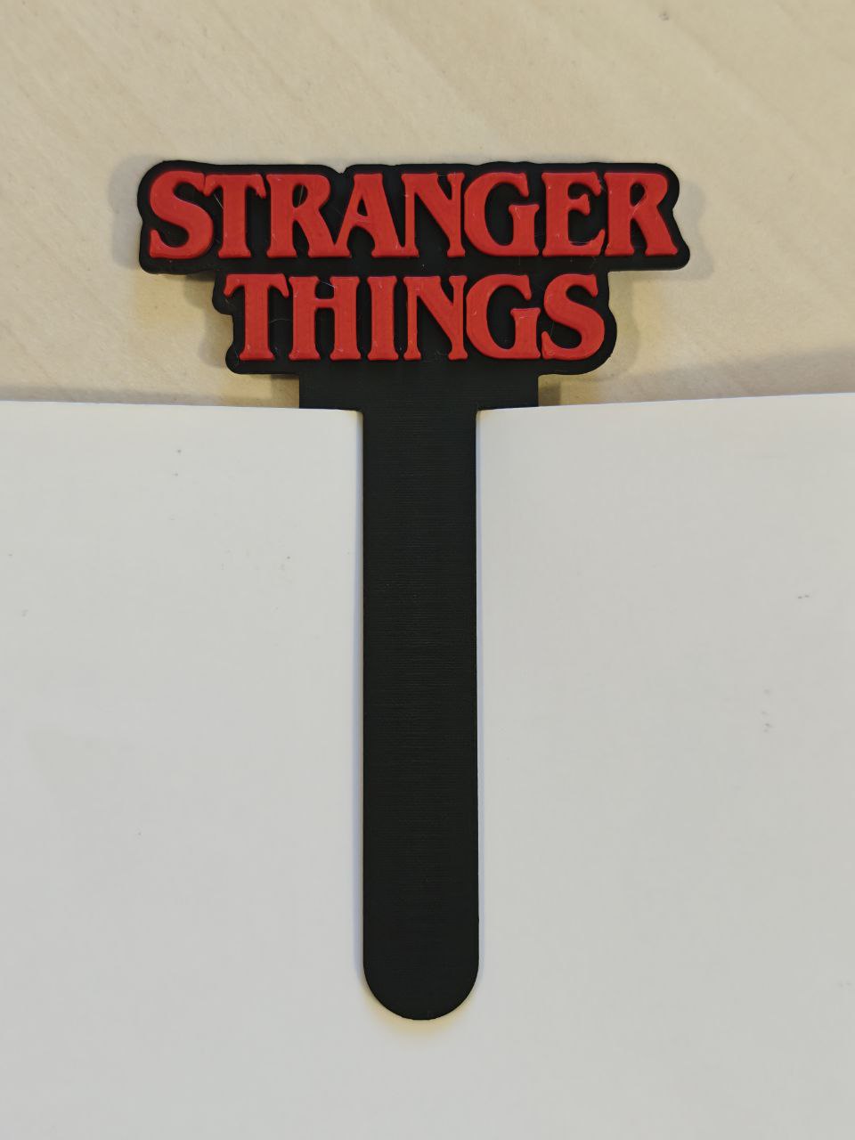 Stranger Things Logo Bookmark