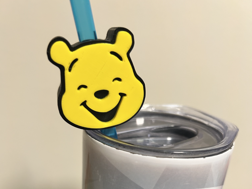 Winnie the Pooh Straw Buddy