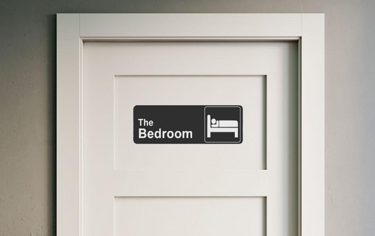 The Bedroom Door Sign