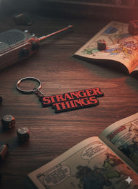 Stranger Things Logo Keychain