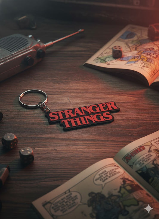 Stranger Things Logo Keychain